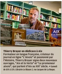 LE BLASON DEDICACE THIERRY BRAYER AIX 02